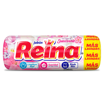 Jabon Reina Con Suavizante 3pack 1200gr