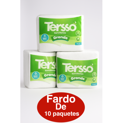 Servilleta Tersso Fardo de 10 Paquetes
