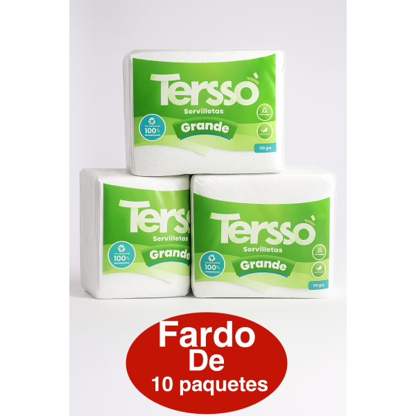 Servilleta Tersso Fardo de 10 Paquetes