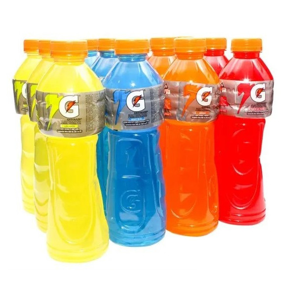 Gatorade Bebida Hidratante 600ml Fardo de 24 unidades