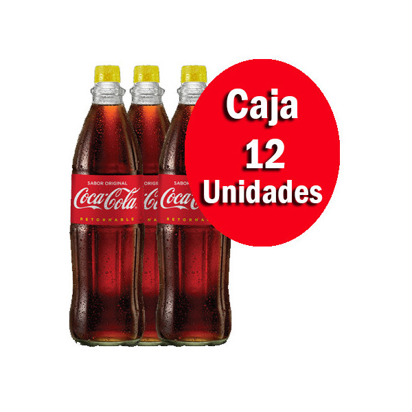 Coca Cola sabor original Botella de Vidrio Retornable 1.25L