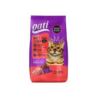 Alimento Para Gato, Gati Mar Y Tierra 8kg (17.6 lib)