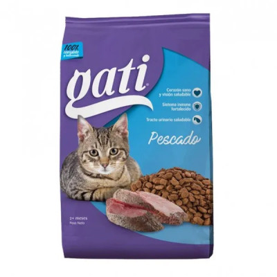 Alimento Para Gato, Gati Pescado 8kg (17.6 lib)