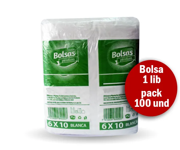 Bolsa Transparente Medidas: 8×12(bolsa de 1 libra) Doble Paquete de 100 unidades