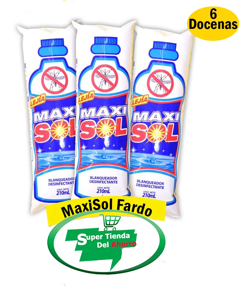 legia Maxisol Fardo de 6 Docenas