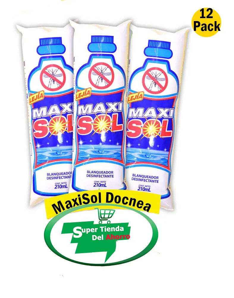 legia Maxisol paquete de 12 unidades