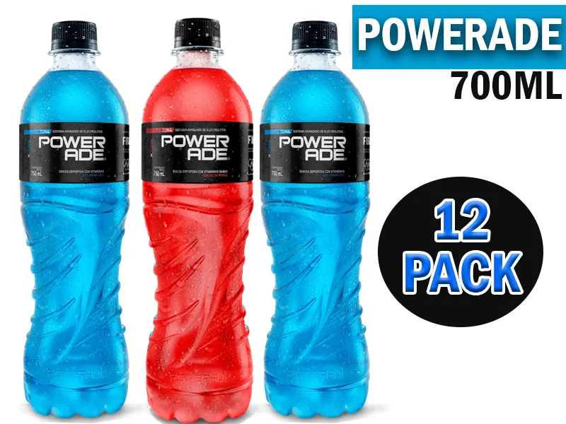 Powerade PET 750mL Paquete de 12 Unidades