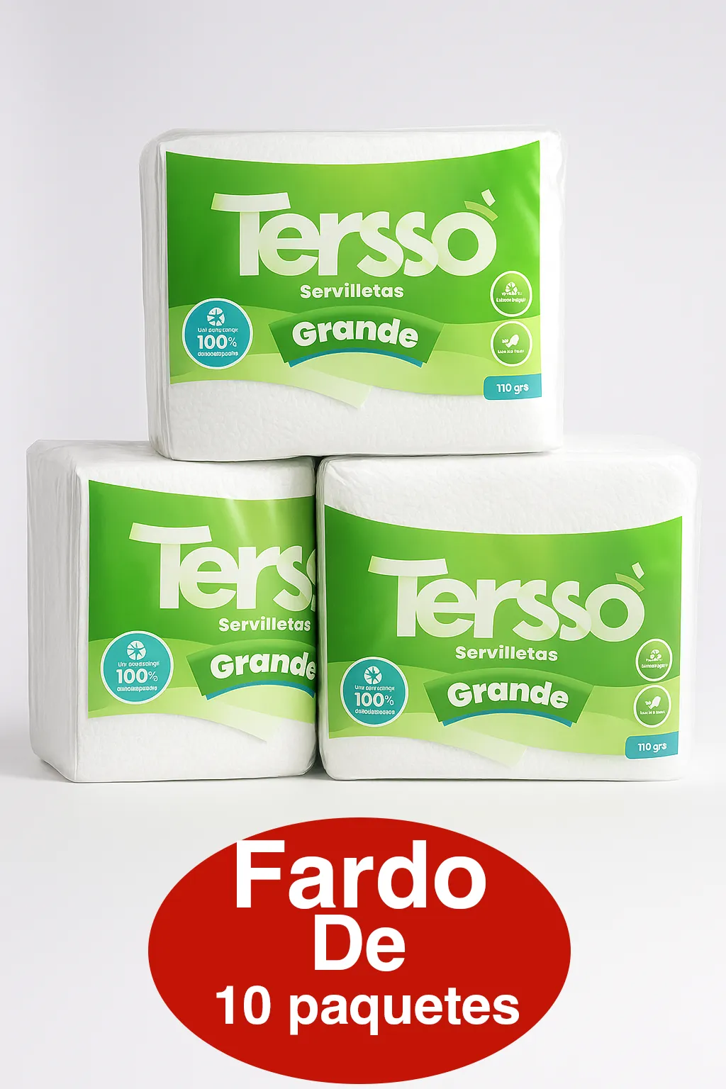 Servilleta Tersso Fardo de 10 Paquetes