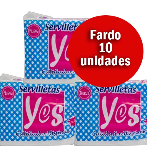 Servilleta YES Fardo de 10 Paquetes