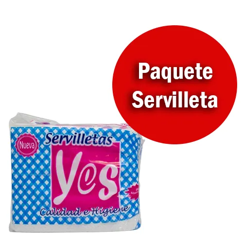 Servilleta Yes Paquete (100 servilletas)